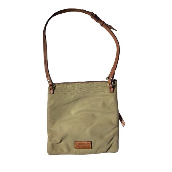 Dooney & Bourke North South Tan Shoulder Bag Style #10389393 8" x 7.5" - Picture 4 of 13